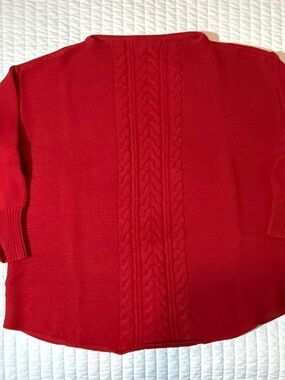Chaps XXL Red Cable Sweater